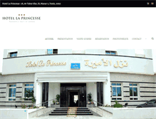 Tablet Screenshot of hotel-la-princesse.com
